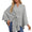 Signature GetUp Luxury Poncho Shawl Wrap – Ultra-Soft & Stylish Loose V-Neck Cape Jacket with Batwing Sleeves, Free Size Fashion Cover