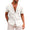 Signature GetUp - Men's Casual Button-Down Shirt - Short Sleeve Beach Shirt in Linen Cotton | Stylish Summer Tops