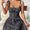 Signature GetUp Sweet Waist Trimming A-Line Dress – Slimming Western Style Floral Casual Dress for Women