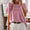 Signature GetUp - Women's Shirt Round Neck Short Sleeve Top – Stylish Dotted Pattern, Available in 4 Colors, Sizes S-XXL