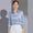 Signature GetUp Elegant Satin Women’s Blouse – Long Sleeve Sequin Detail Cardigan Style Top | Stylish Chenille Spandex Shirt