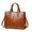 Signature GetUp Elegant Genuine Leather Women's Tote Bag – Oil Wax Stitching Handbag for Shoulder or Hand Carry