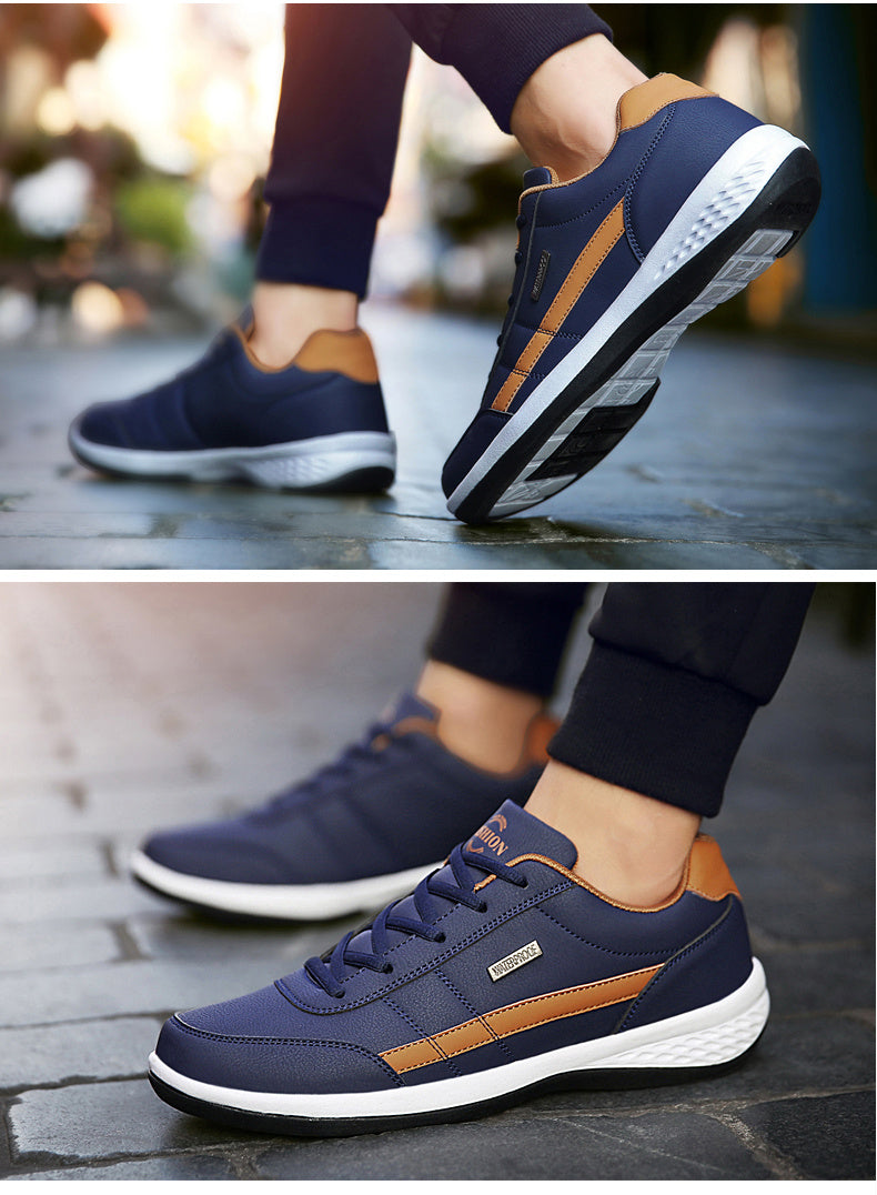 Signature GetUp Casual Shoe Italian Breathable Leisure Male Sneakers – Non-Slip Vulcanized Shoes for Men, Lightweight Spring/Summer Footwear