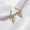 Signature GetUp U-Shaped Gold Earrings – Double Circle 925 Silver Needle Diamond-Encrusted Women’s Fashion Jewelry