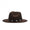 Signature GetUp Black Cowboy Hat with Metal Stud Rim – Big Brim Western Felt Hat for Men & Women