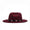Signature GetUp Black Cowboy Hat with Metal Stud Rim – Big Brim Western Felt Hat for Men & Women