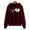 Signature GetUp Heart Print Hoodie for Women – Streetwear Pullover Sweatshirt, Long Sleeve Casual Hoodie for Spring & Autumn