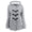 Signature GetUp Women’s Long Down Coat with Fur Collar – Warm Winter Parka, Hooded Plus Size Jacket with Horn Buttons