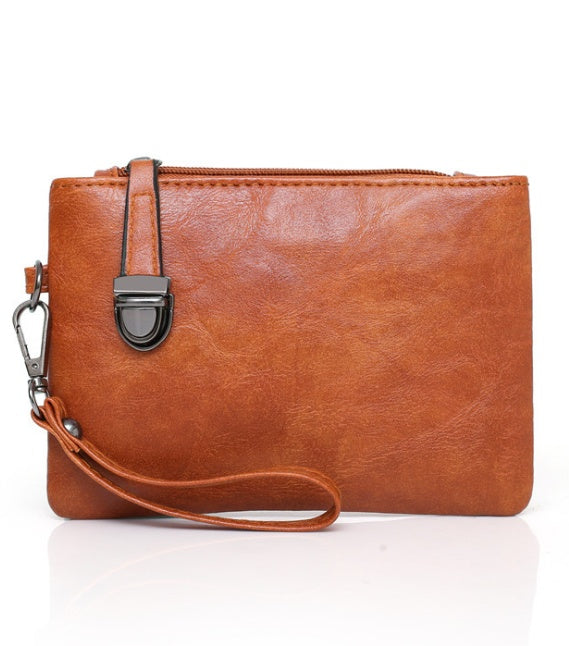 Signature GetUp Jet Set Large Pocket Tote Bag – Retro Multi-Piece PU Leather Shoulder & Messenger Set for Women
