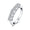 Signature GetUp Moissanite Wedding Band – Women’s Sterling Silver Cobblestone Design Ring in US Sizes 5–9