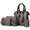Signature GetUp Jet Set Large Pocket Tote Bag – Retro Multi-Piece PU Leather Shoulder & Messenger Set for Women