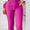 Signature GetUp Women’s Elegant 2-Piece Set – Printed Long-Sleeve Top & Solid Pants with Belt | Stylish Outfit for All Seasons