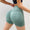 Signature GetUp Seamless Butt-Lifting Fitness Yoga Shorts – Women's High-Waist Gym Leggings for Summer & Spring