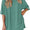 Signature GetUp Breezy Lounge Duo – Oversized Shirt & Shorts Set, Women’s Solid Color Two-Piece Suit for Casual Comfort & Street Style
