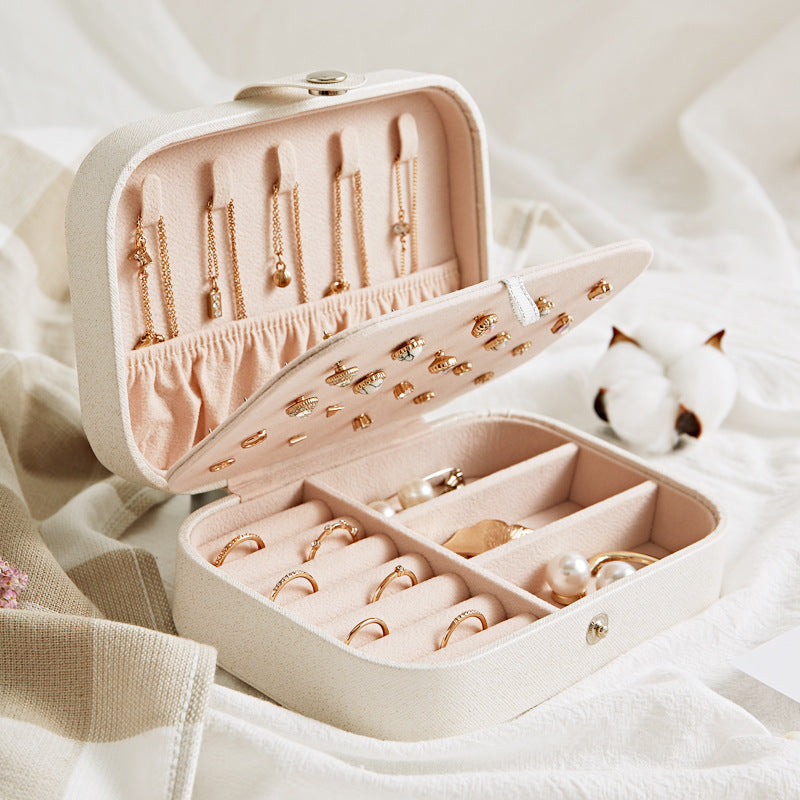 Signature GetUp Mini Jewelry Storage Box – Portable Organizer for Earrings, Rings & More | Travel & Home Use