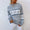 Signature GetUp Women’s Snowflake Sweater – Half Turtleneck Winter Pullover, Casual Jacquard Knit Sweater in Multiple Colors