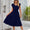 Signature GetUp - New Ruffled Sleeveless V-Neck Dress for Women | Elastic Waist A-Line Summer Fashion Dress
