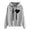 Signature GetUp Heart Print Hoodie for Women – Streetwear Pullover Sweatshirt, Long Sleeve Casual Hoodie for Spring & Autumn