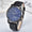 Signature GetUp - Men Quartz Watch – High-Quality Stainless Steel Pin Buckle & Imitation Leather Strap | 40.5mm Dial