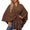 Signature GetUp Luxury Poncho Shawl Wrap – Ultra-Soft & Stylish Loose V-Neck Cape Jacket with Batwing Sleeves, Free Size Fashion Cover