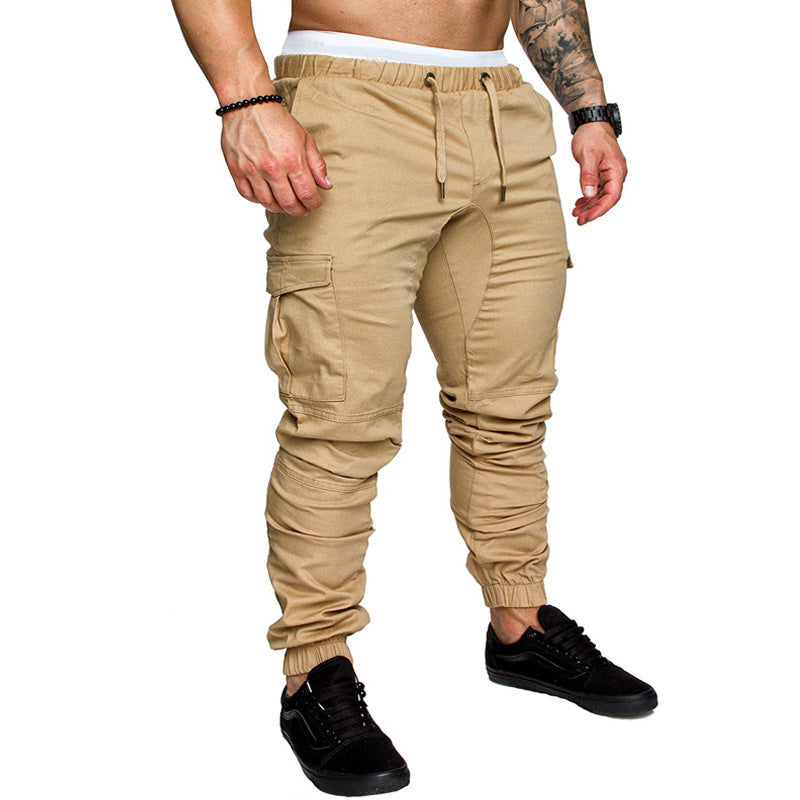 Signature GetUp - Men's Woven Fabric Casual Pants with Drawstring | Comfortable & Stylish Sports Pants