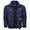 Signature GetUp Men’s Stand Collar Jacket – Multi-Pocket Casual Outerwear, Loose Fit Zipper Polyester Jacket for Everyday Fashion