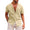Signature GetUp - Men's Casual Button-Down Shirt - Short Sleeve Beach Shirt in Linen Cotton | Stylish Summer Tops