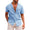Signature GetUp - Men's Casual Button-Down Shirt - Short Sleeve Beach Shirt in Linen Cotton | Stylish Summer Tops