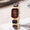 Signature GetUp Women’s Square Dial Watch – Colorful Stainless Steel Quartz Wristwatch with Fashion Steel Belt & Mineral Glass