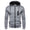 Signature GetUp Men's Sports Hoodie – Black, White, Army Green, Red | Loose Fit Zip-Up Cardigan with Plus Cashmere Lining