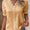 Signature GetUp Women’s Blouse – Lace Trim Pintuck Elegant Smart Pullover Top | Hollow-Out Short Sleeve Summer Shirt