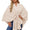 Signature GetUp Luxury Poncho Shawl Wrap – Ultra-Soft & Stylish Loose V-Neck Cape Jacket with Batwing Sleeves, Free Size Fashion Cover