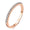 Signature GetUp Women’s Thin CZ Ring – Simple & Elegant Wedding Micro-Inlaid Zircon Band in Silver, Gold & Rose Gold