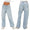 Signature GetUp Dreamy Drape Stretch Super High-Waisted Baggy Wide-Leg Jean Women’s – Loose Fit Street Fashion Denim