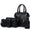 Signature GetUp Jet Set Large Pocket Tote Bag – Retro Multi-Piece PU Leather Shoulder & Messenger Set for Women