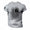 Signature GetUp Men's 3D Printed USA Flag Graphic T-Shirt – Breathable Mesh Short Sleeve Patriotic Top