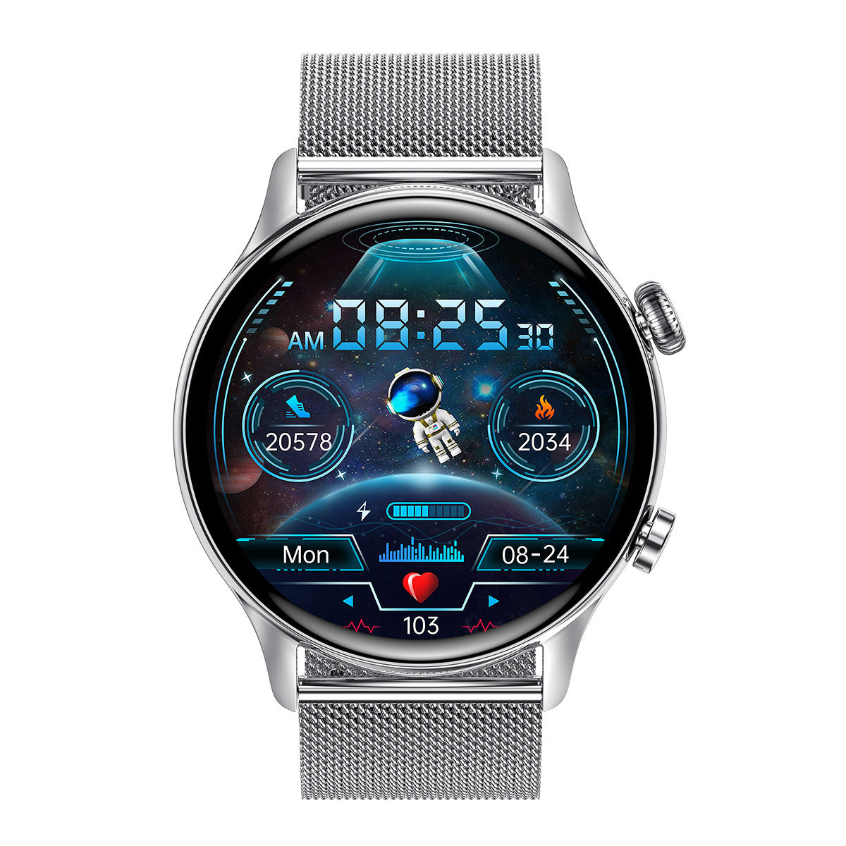 Signature GetUp NFC Smartwatch with Bluetooth Calling – Access Control, Fitness & Health Tracker, Stylish Men’s & Women’s Smart Watch