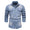 Signature GetUp Spring Long Sleeve Men’s Denim Shirt – High Quality Slim Fit Casual Cotton Button-Down Top