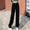 Signature GetUp Women’s Flare Jeans High Waisted Wide Leg Baggy Stretch Denim Pants – Retro Straight Fit