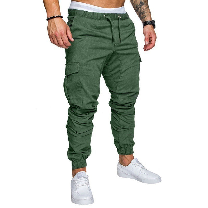 Signature GetUp - Men's Woven Fabric Casual Pants with Drawstring | Comfortable & Stylish Sports Pants