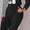 Signature GetUp Women’s Elegant 2-Piece Set – Printed Long-Sleeve Top & Solid Pants with Belt | Stylish Outfit for All Seasons