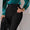 Signature GetUp Women’s Elegant 2-Piece Set – Printed Long-Sleeve Top & Solid Pants with Belt | Stylish Outfit for All Seasons