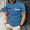 Signature GetUp Men’s T-shirt – Elegant Striped Letter Print Hip Hop 3D Digital Printing Loose Summer Cotton Blend Tee