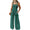 Signature GetUp Bloom & Move: Floral Sleeveless Jumpsuit – Bohemian Spaghetti-Strap Wide-Leg Overalls, Retro Chic Women’s Fashion
