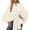Signature GetUp Luxury Poncho Shawl Wrap – Ultra-Soft & Stylish Loose V-Neck Cape Jacket with Batwing Sleeves, Free Size Fashion Cover
