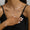 Signature GetUp Bridal Jewelry Set – 5 Pieces of Women’s Minimalist Claw Chains with Earrings, Necklace, and Bracelet for Wedding & Photography