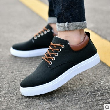 Signature GetUp Casual Trendy Shoes – Men’s Low-Top Lace-up Canvas Sneakers | Lightweight Breathable Everyday Footwear