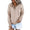 Signature GetUp Women’s Casual Hoodie – Long Sleeve Button Drawstring Sweatshirt with Pockets, Loose Fit Pullover for Spring & Autumn