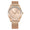 Signature GetUp Women’s Waterproof Quartz Watch with Calendar – Elegant Stainless Steel Wristwatch with World Time & Mineral Glass