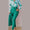 Signature GetUp Women’s Elegant 2-Piece Set – Printed Long-Sleeve Top & Solid Pants with Belt | Stylish Outfit for All Seasons
